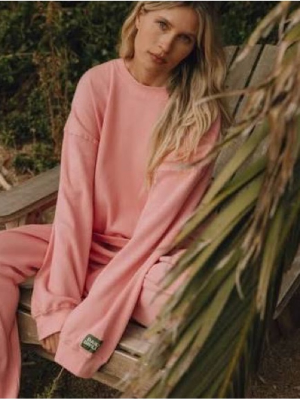 Daily Drills! Dusty Rose - sweatshirt + joggers matching set in size XS/S